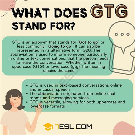 gtg meaning in chat